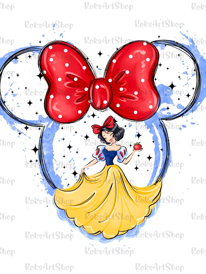 All princess Watercolor Princess PNG, Princess clipart png, Family vacation clipart, Family vacation png, Family trip, All princess design