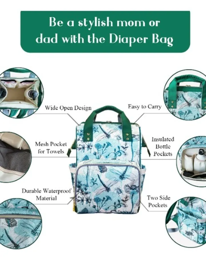 Custom NAME Winnie the Pooh Diaper Bag Backpack