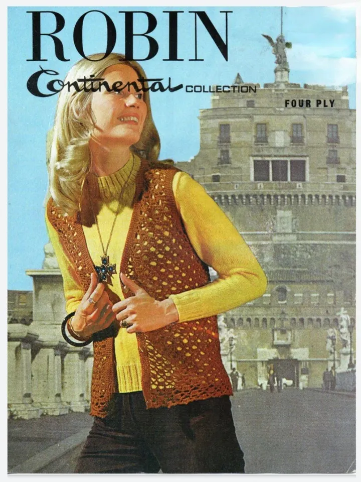 Crochet waistcoat, waistcoat pattern women ladies, summer vest pattern, pdf instant download