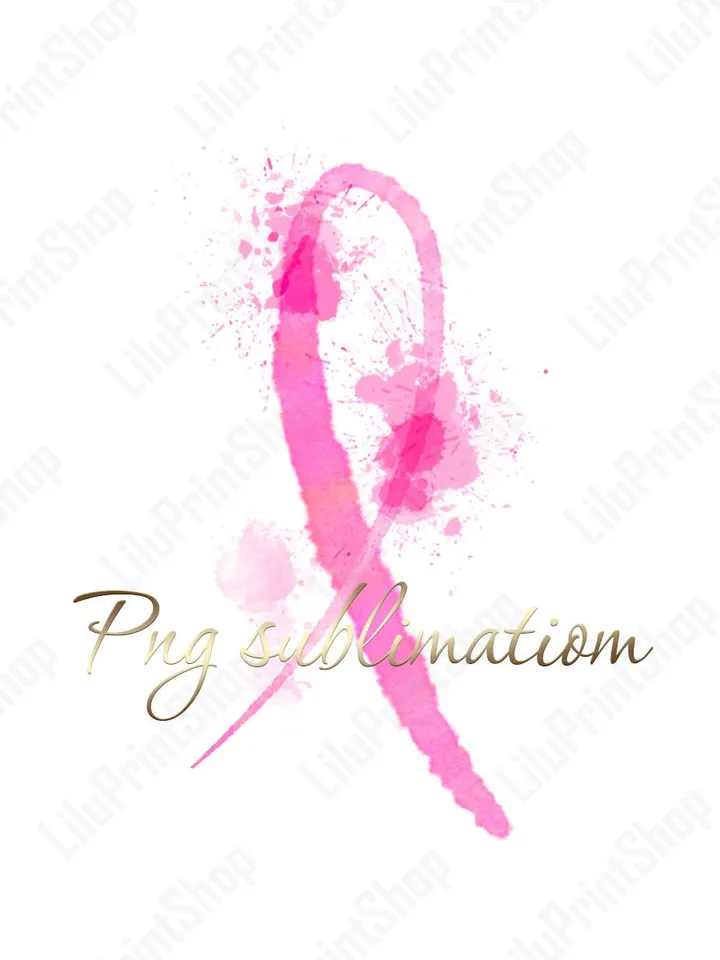 Awareness png overlay Breast cancer png Awareness Ribbon clipart Watercolor Pink ribbon isolated on transparent background. Instant download
