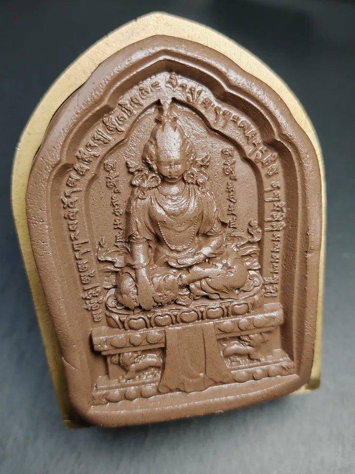 Shenrab Miwo Tsa Tsa Mold, 11cm Shenrab Miwoche ,Gandhanra Handmade Tibetan Bon religion Statue Mould