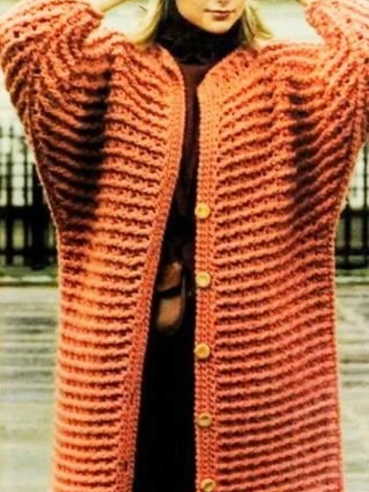 Crochet pattern women chunky cardigan, sweater  cardigan coat  crochet pattern  pdf