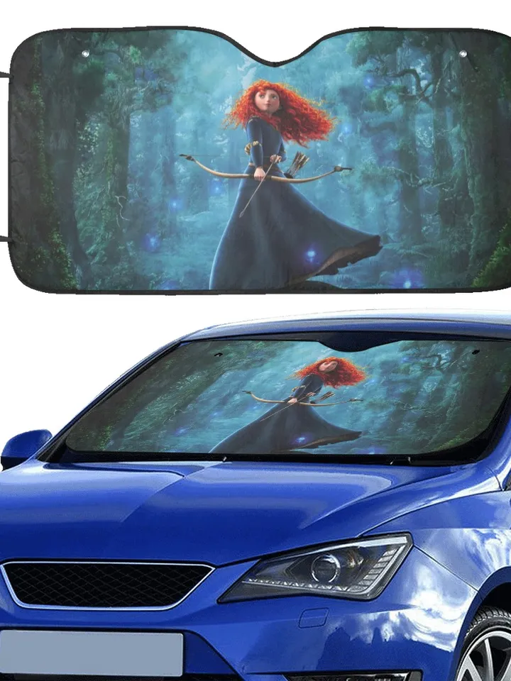 Princess Merida Car Sun Shade