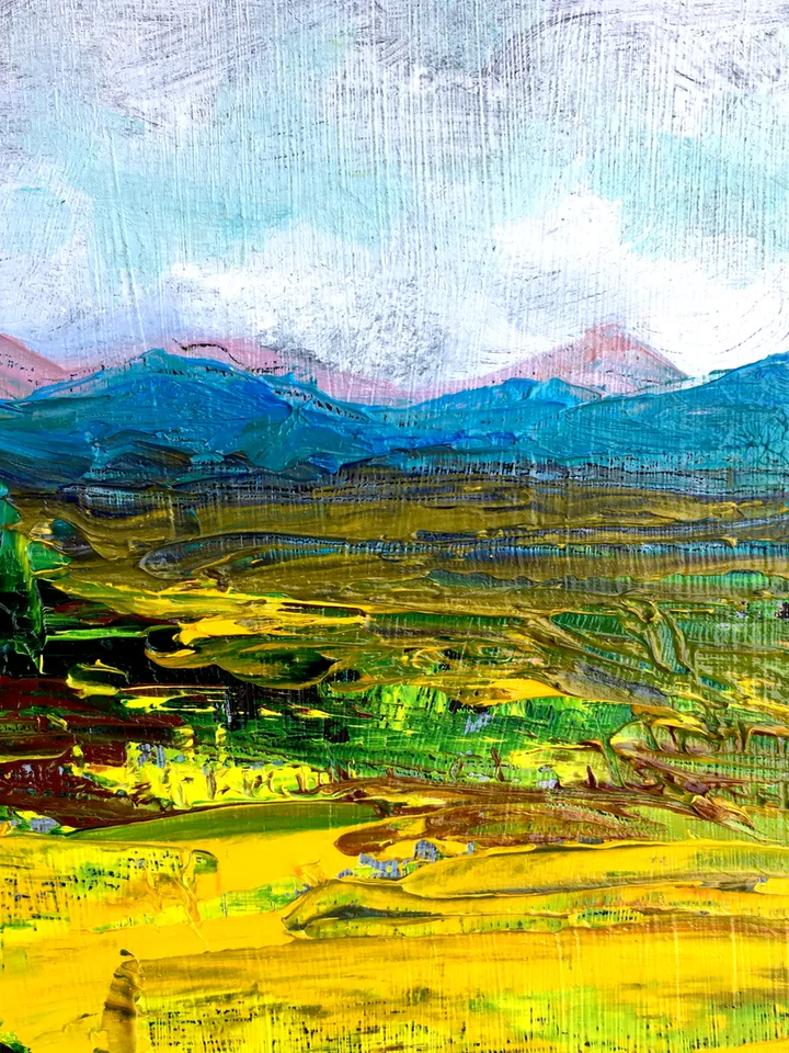 Alaska Mountains Original Art by SerjBond