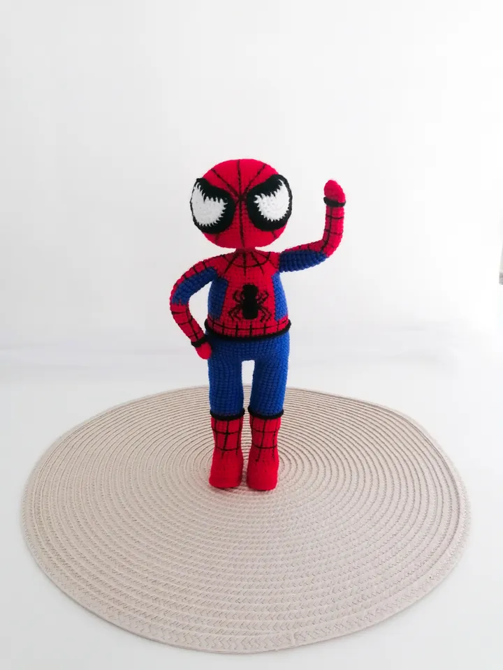 spiderman, crocheted, handmade