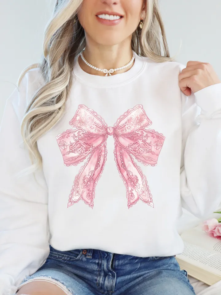Coquette bow png lace png Coquette clipart design trending png retro mama png pink bow png soft girl aesthetic png tee shirt designs western