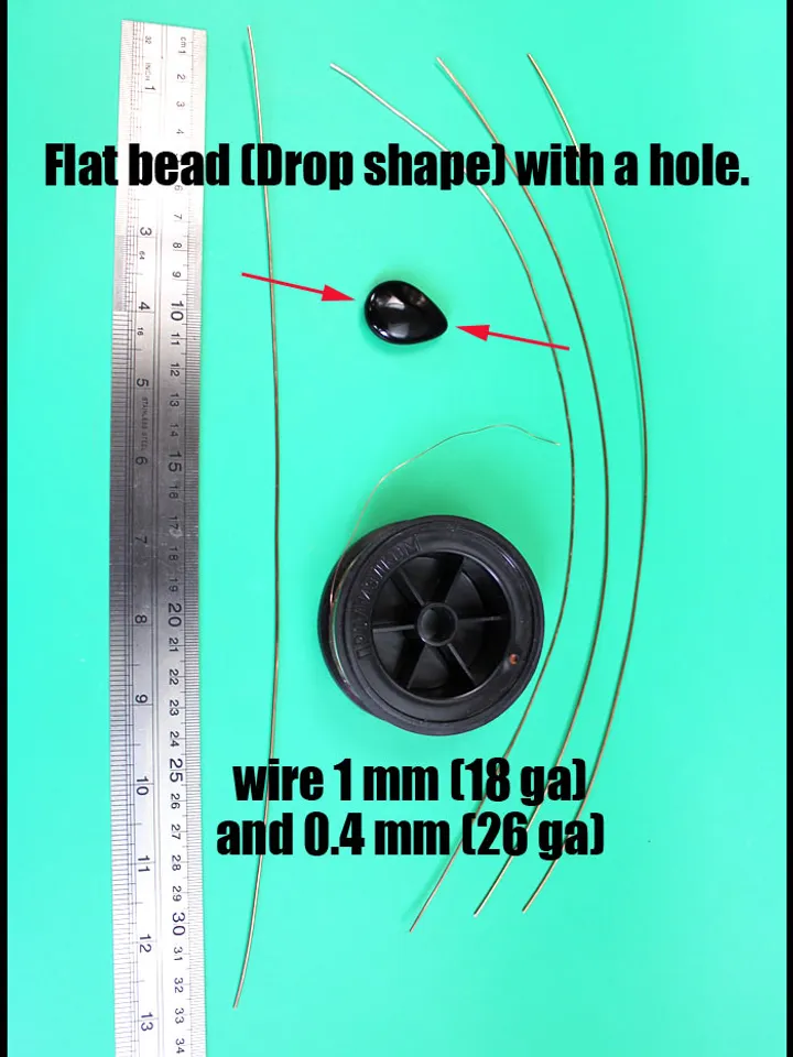 Wire wrapped pendant step by step tutorial PDF for beginners.