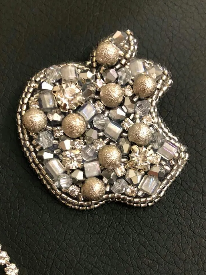 Apple brooch