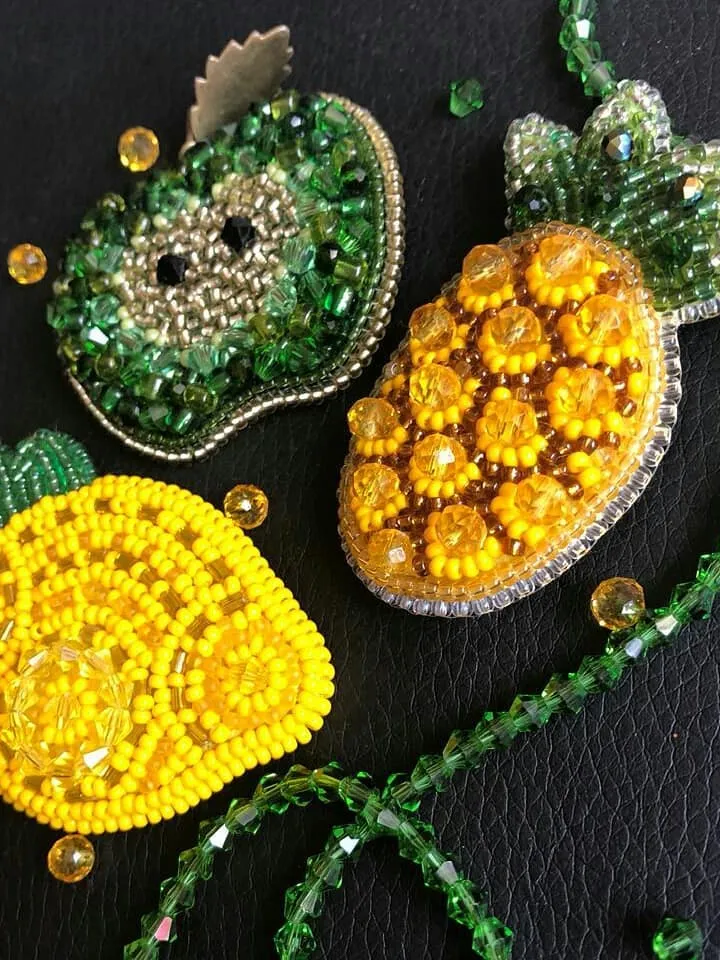 Fruit brooch