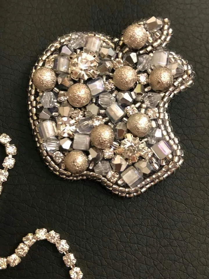 Apple brooch