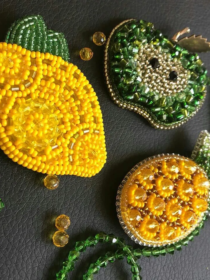 Fruit brooch