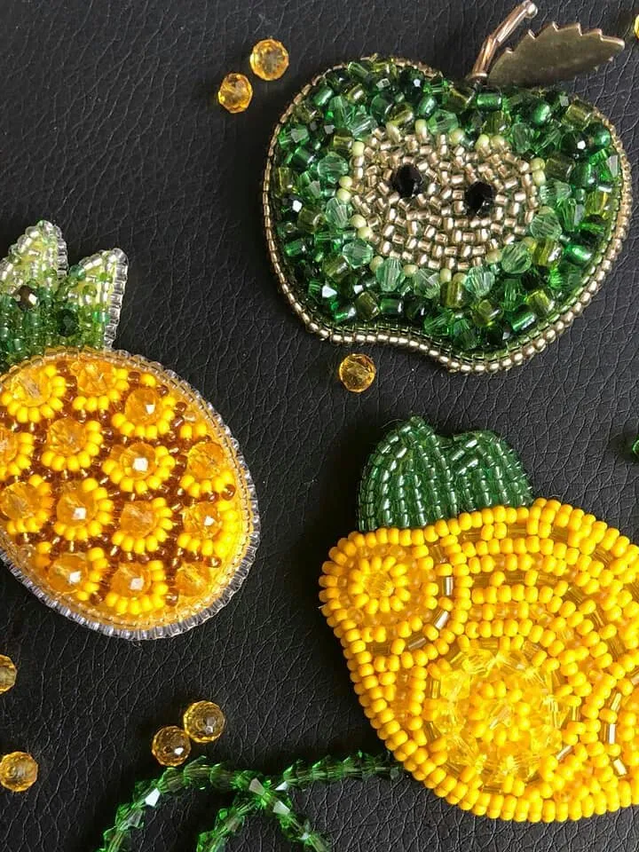 Fruit brooch