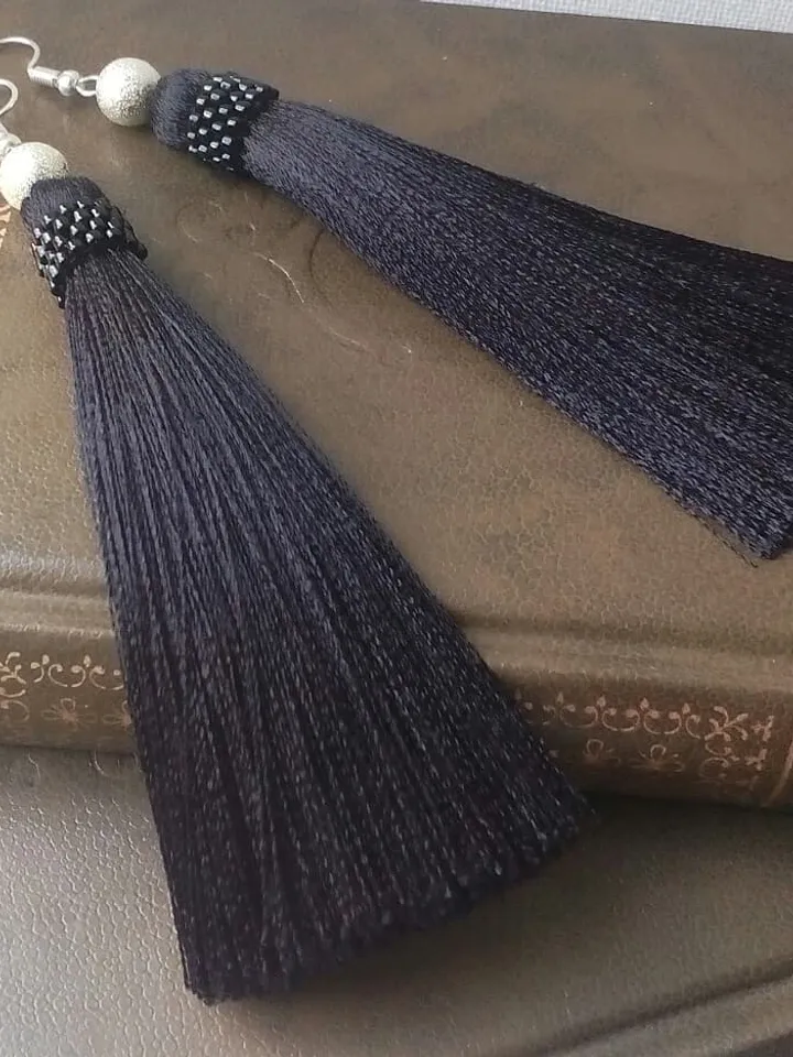 Brush earrings