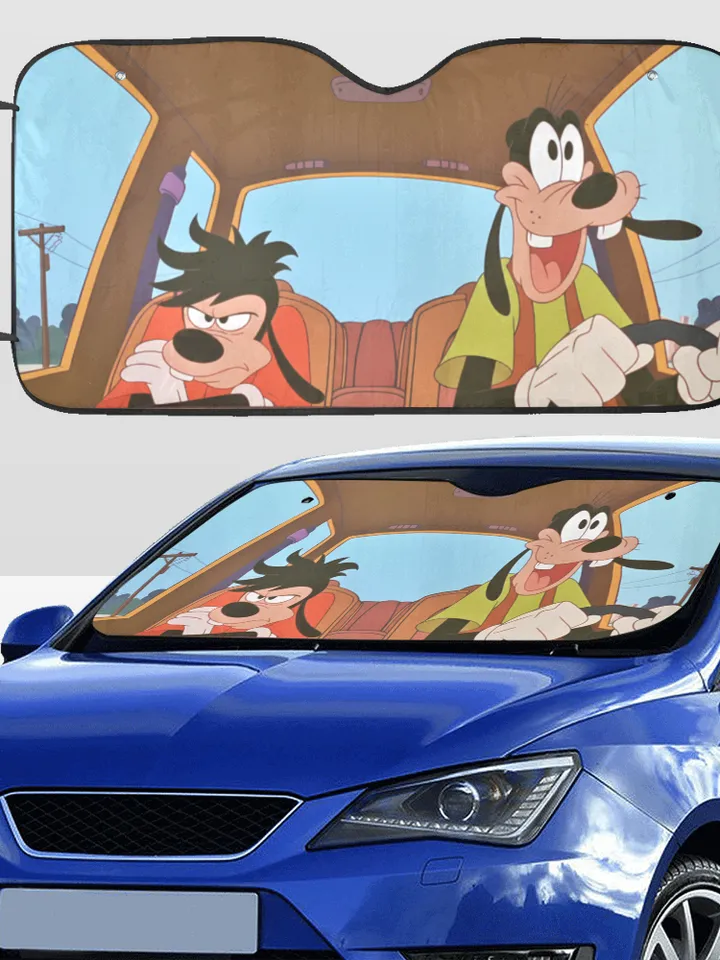 Goofy And Max Car Sun Shade