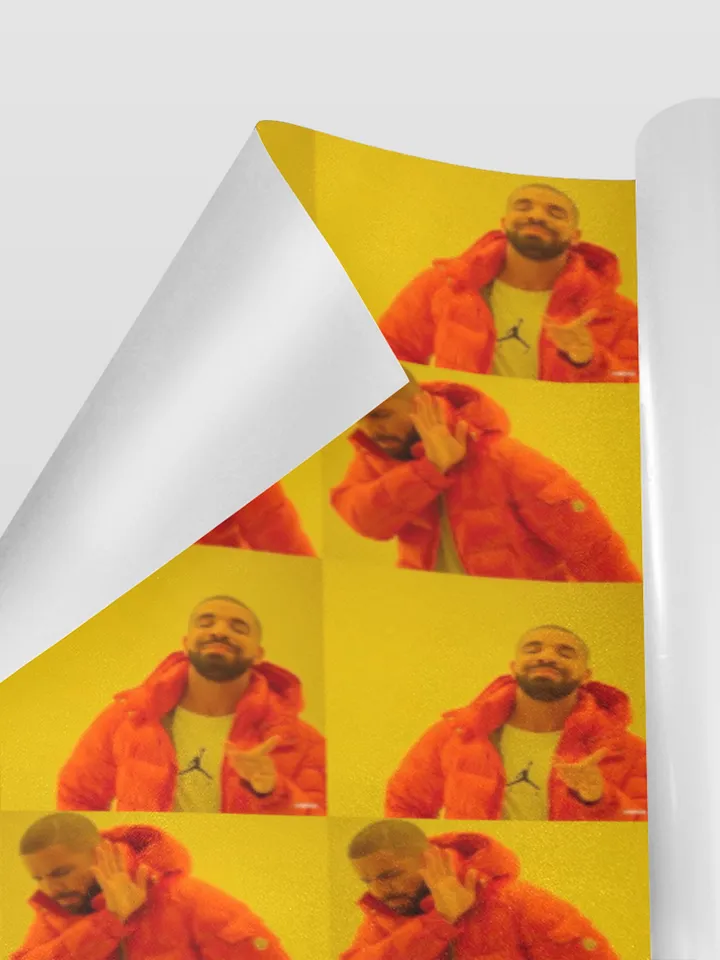 Drake Gift Wrapping Paper 58"x 23" (1 Roll)