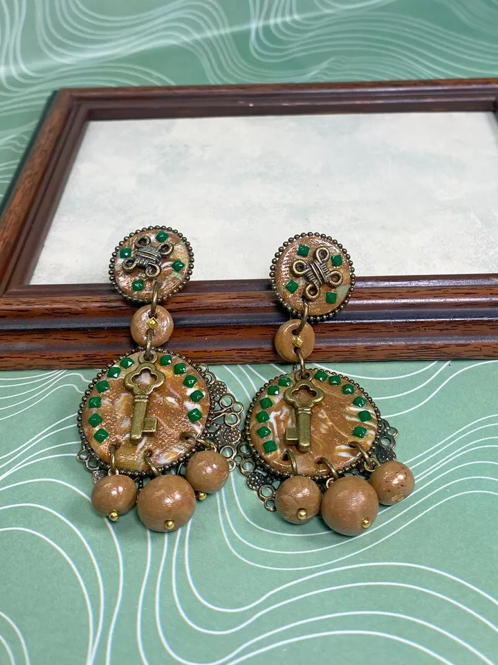 Handmade earrings. Handmade jewelry.