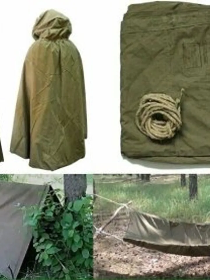 Military Surplus Soviet Uniform Cloak-Tent Soldier Airsoft Wwii