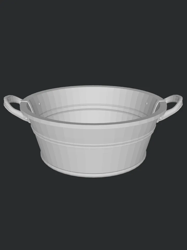 3D MODEL Miniature basin model ready to print