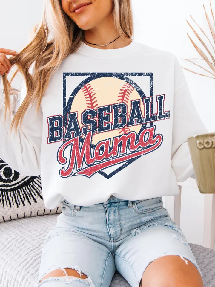 Baseball Mama PNG baseball mom Png baseball season Png Retro baseball shirt Vintage design Baseball Game Day Baseball SUBLIMATION ORIGINAL