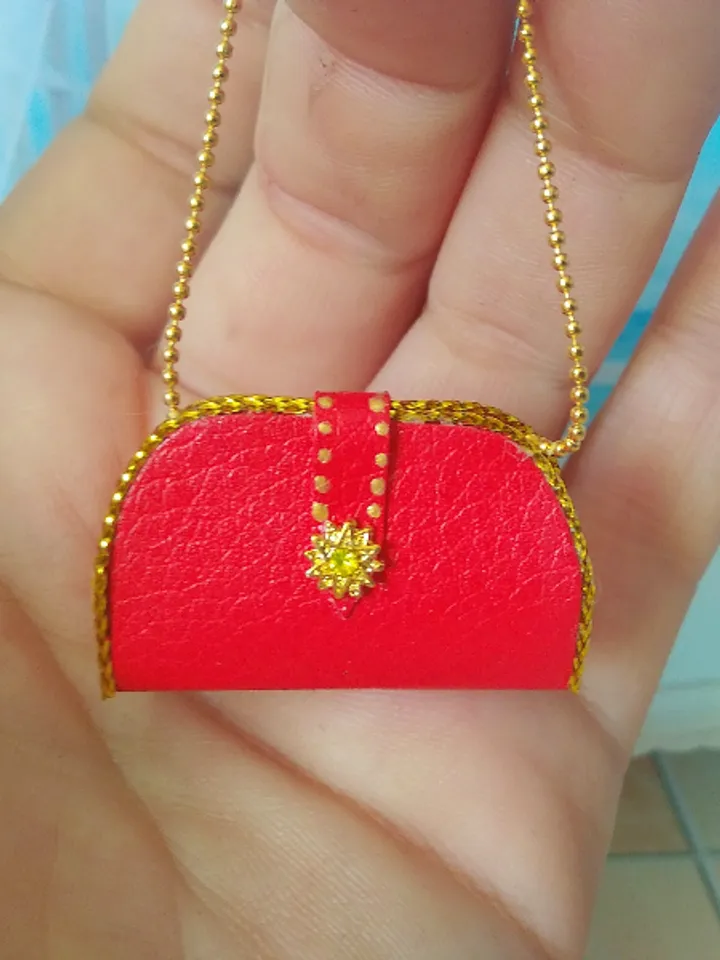 Doll bag. Handmade.1:12 scale.