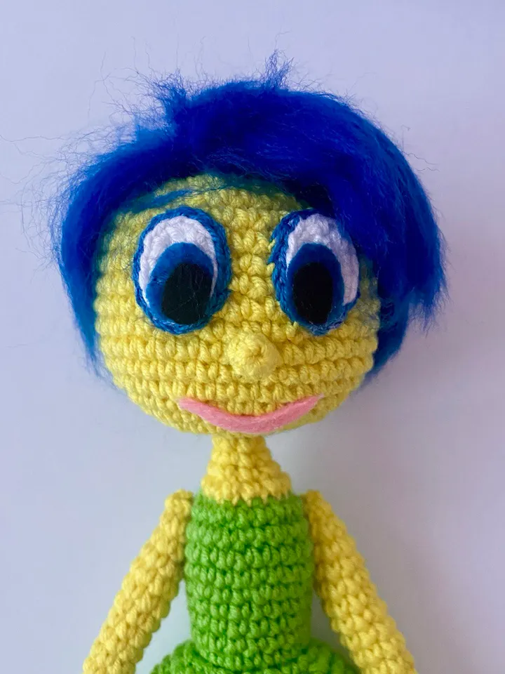 Joy from "Inside Out" amigurumi crochet pattern