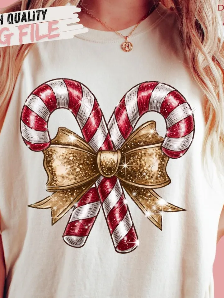 Candy Cane png Gold Christmas png Glitter Christmas png Coquette Holiday png Merry Christmas png Retro Christmas png Merry xmas png Disco