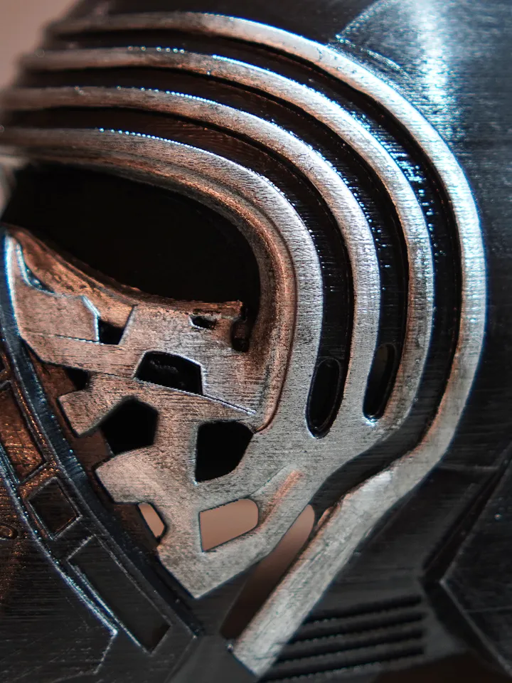Kylo Ren helmet from Star Wars Dark Side of the Sith Kylo Ren helmet Star Wars