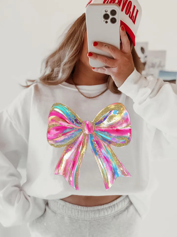 Valentines Day Bow Png, Brushstroke Valentines Png, Retro Valentine Png, Pink, Coquette Png, Girls Valentine Png, Valentine Shirt Design