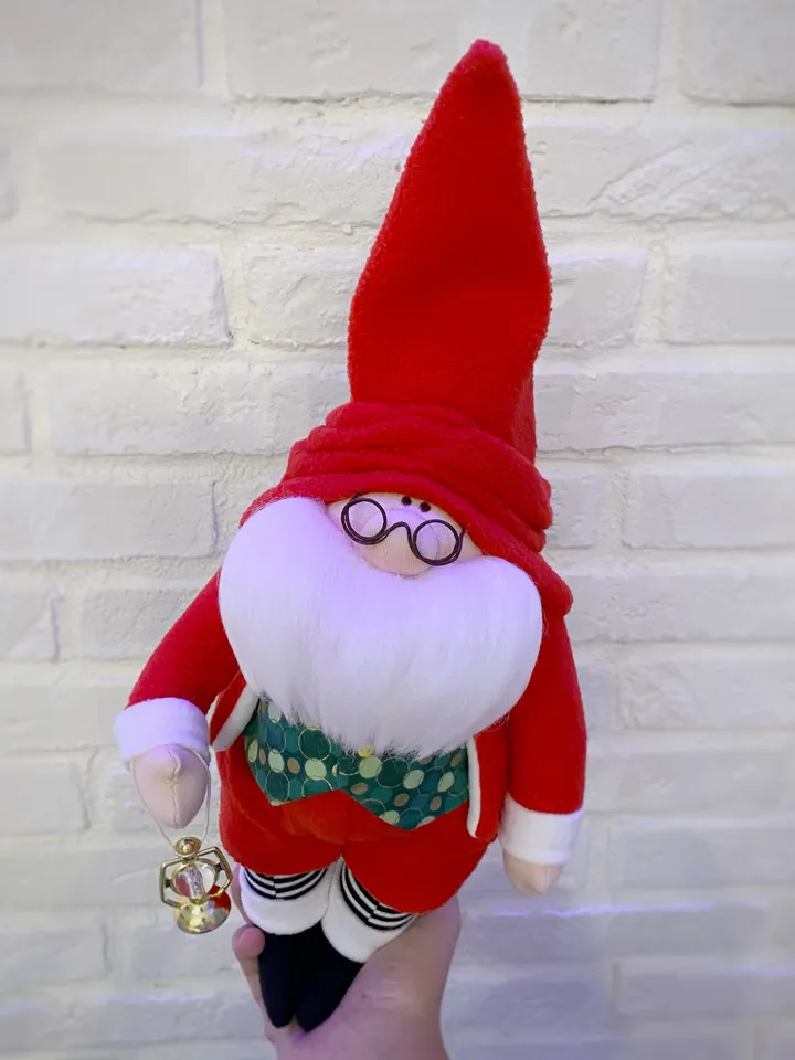 Christmas Gnome pattern, Holiday gnome pattern PDF, DIY gnome tutorial