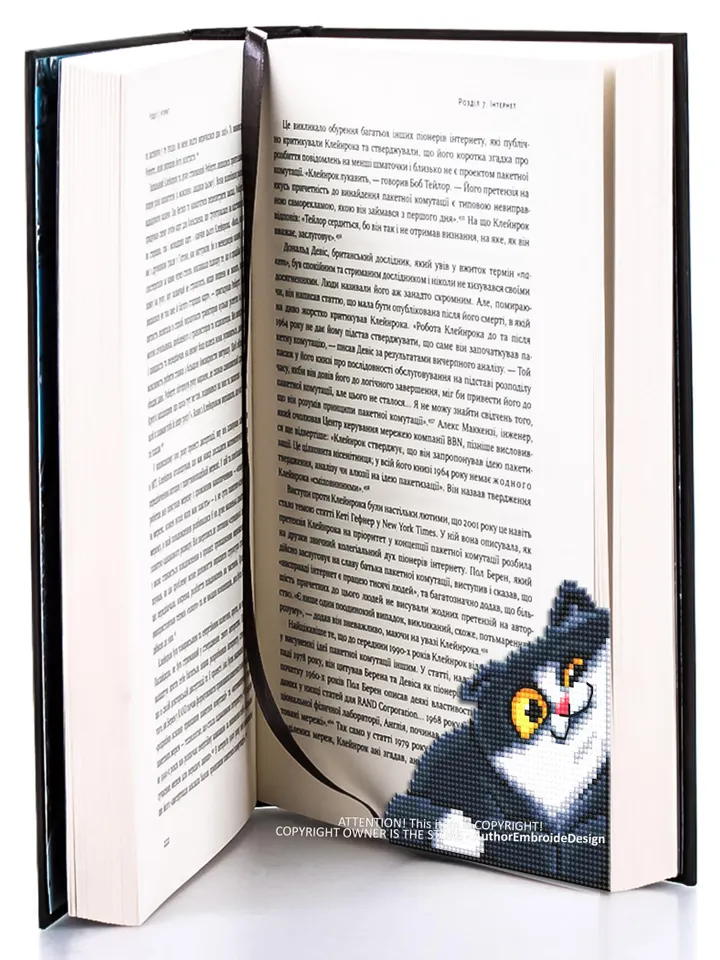 Black cat Corner bookmark cross stitch pattern download PDF Funny cat cross stitch chart, Cat bookmark digital pattern, Cat lover gift #B421