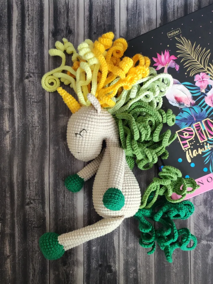 Unicorn toy Handmade amigurumi