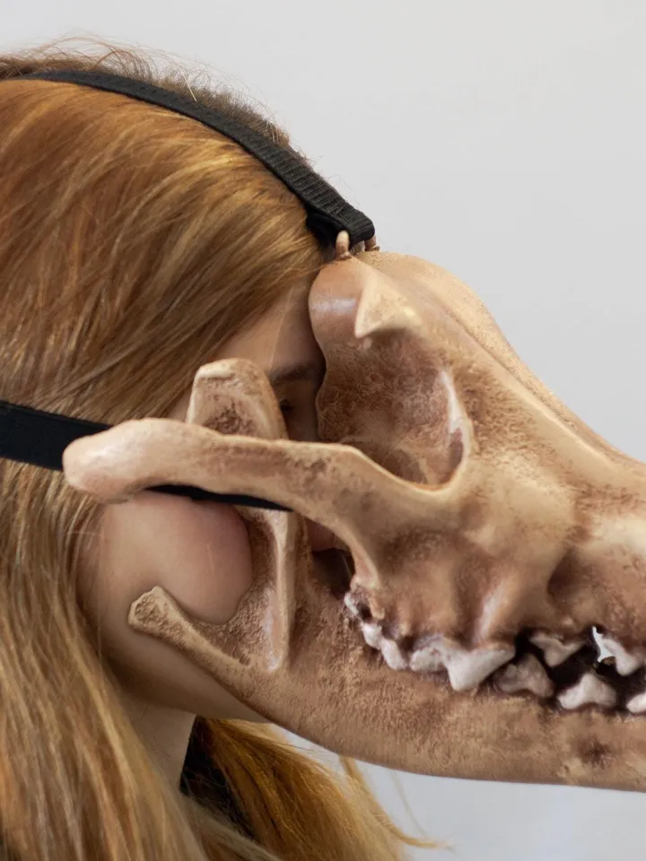 Wolf Skull Mask | animal skull mask |  | realistic wolf mask | resin skull mask | cosplay face mask | halloween scary mask | creepy mask