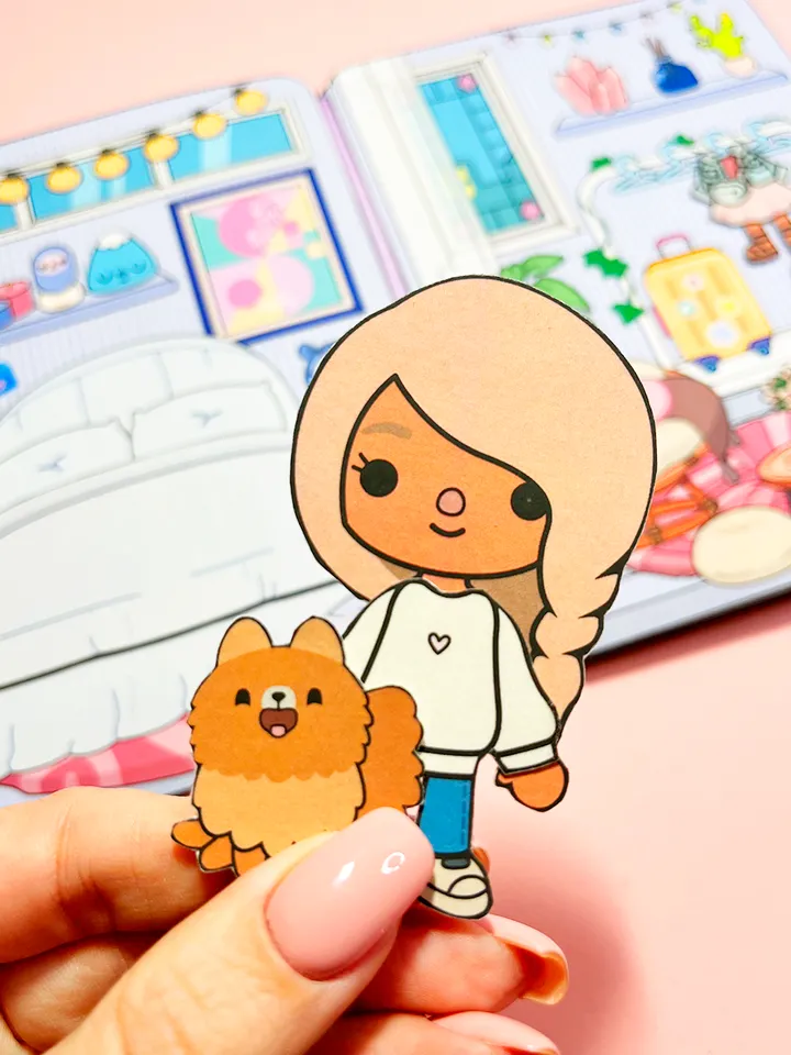 Toca Boca paper house