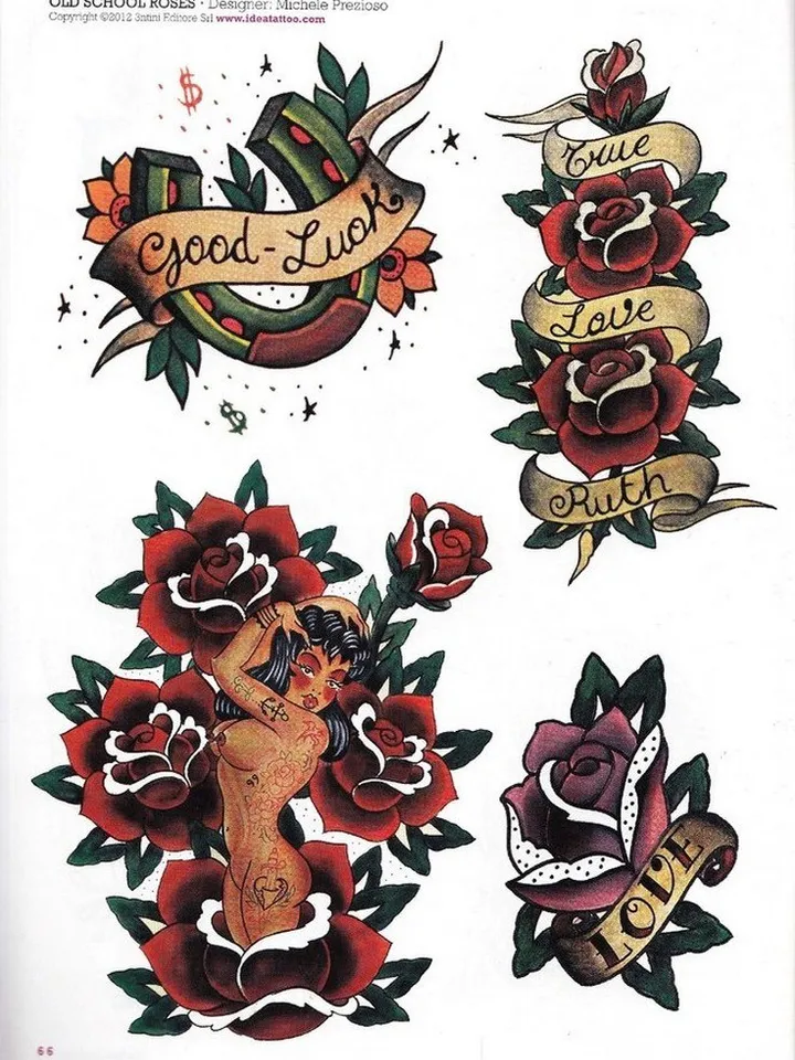 Flowers & Butterflies tattoo