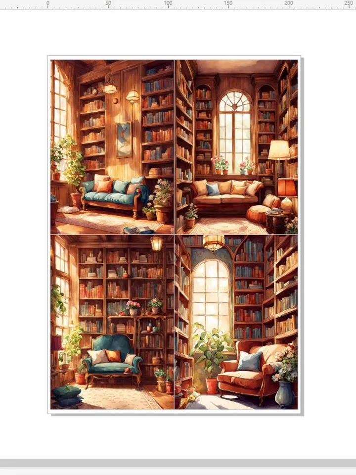 Family Library - Postcards