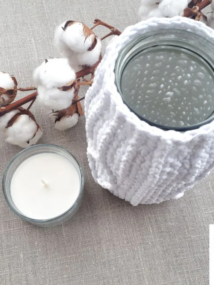 CROCHET PATTERN Jar Cozy crochet pattern pdf Jar Cover DIY Crochet cozy pattern digital crochet gift crochet kitchen decor pattern pdf