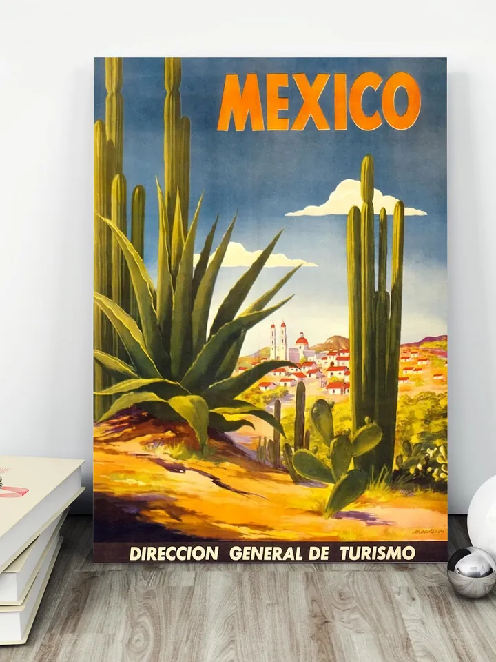 Mexico travel poster.