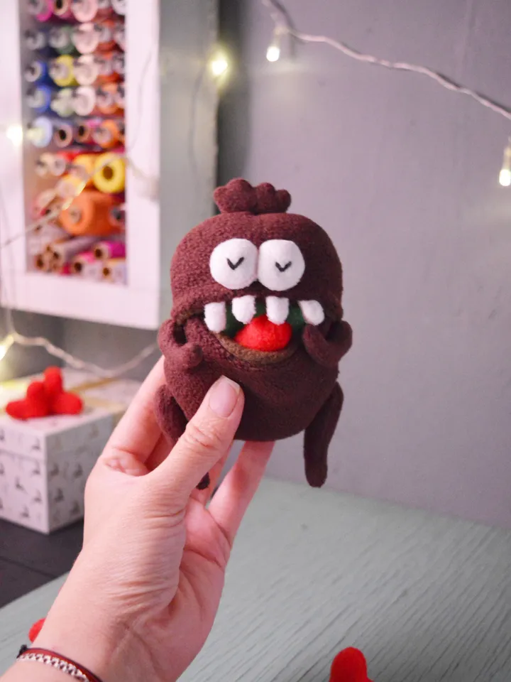 PDF Plush Toy Pattern – Fleece Kiwi Softie with Pocket