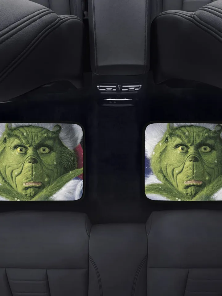 Grinch Back Car Floor Mats Set of 2