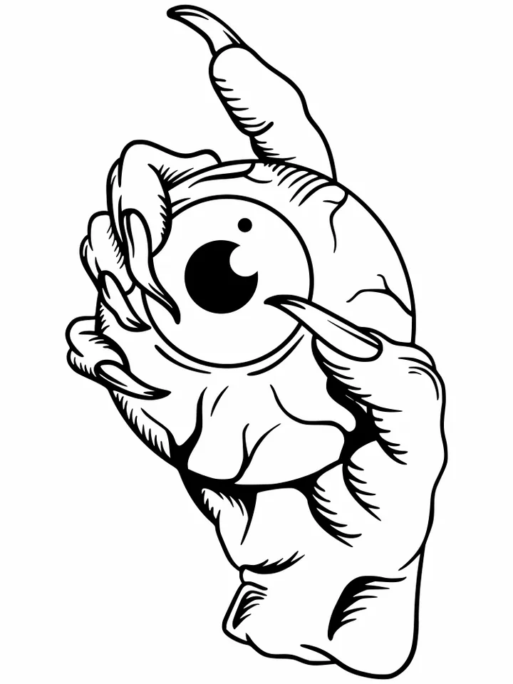 Eyeball svg, Human Eye svg, Monster Eyeballs svg, Spooky eye Ball SVG, Eyeball cricut file, Halloween SVG, Mystical Eyes
