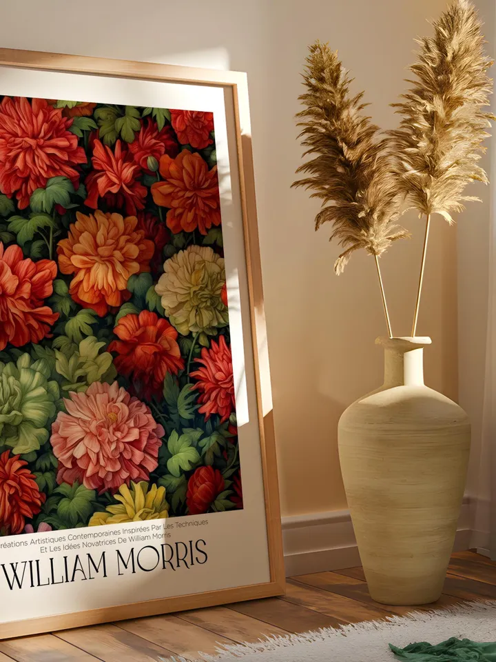 William Morris Wall Art, Vintage Botanical Print, Floral Poster Arts Decor, Digital Download, William Morris Print Digital Download AA15