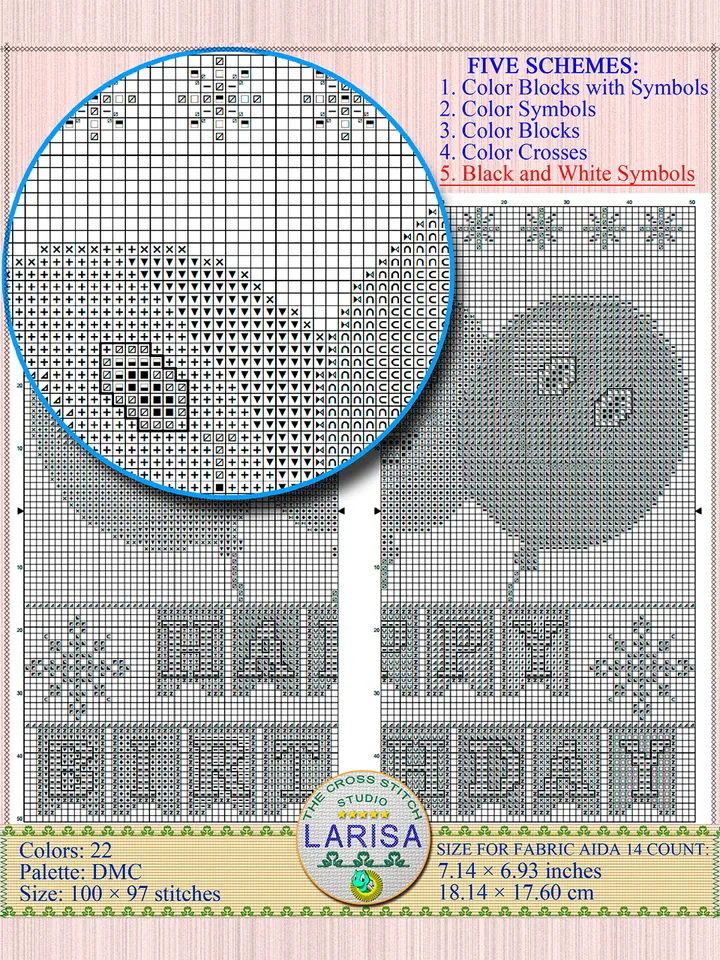 Happy Birthday Cross Stitch Pattern | Funny Birthday Balloon