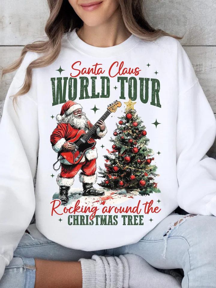 Retro Santa Claus design Png - Vintage Christmas graphic for sublimation and Funny Christmas shirt design Png Christmas PNG sublimation