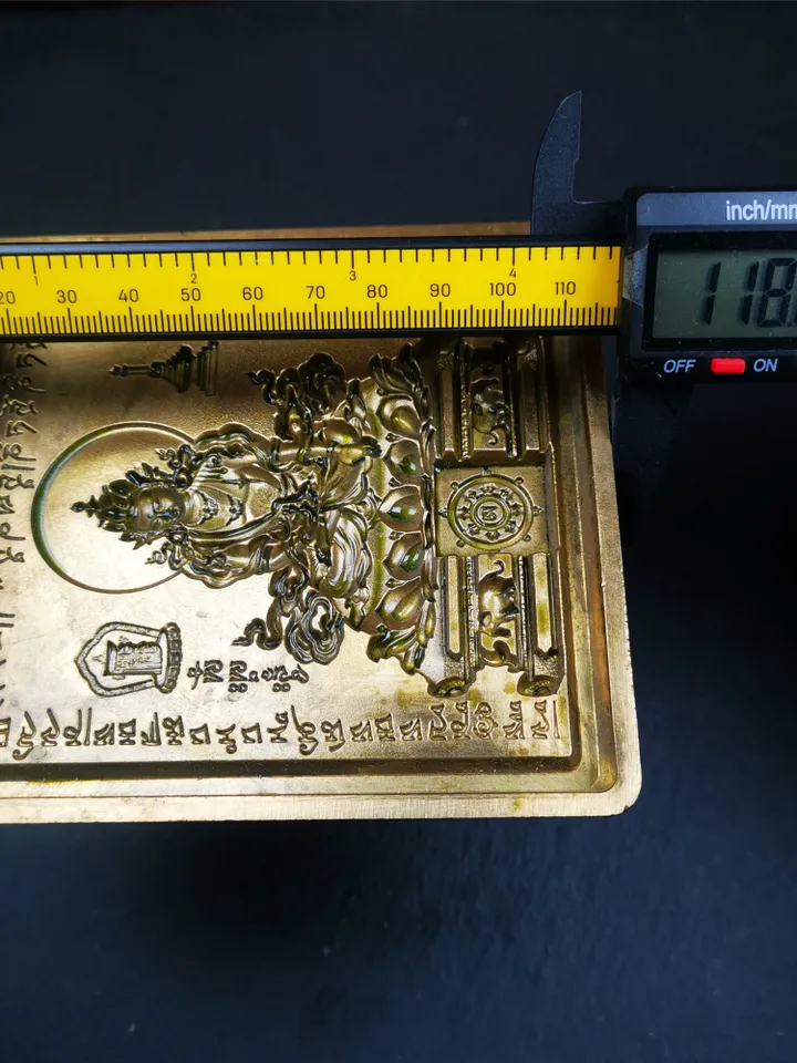 Gandhanra Handmade Tibetan Buddha Statue Mold,Akshobhya Tsa Tsa,Copper Mould For Making Clay Buddha Statue,Tsha Tsha