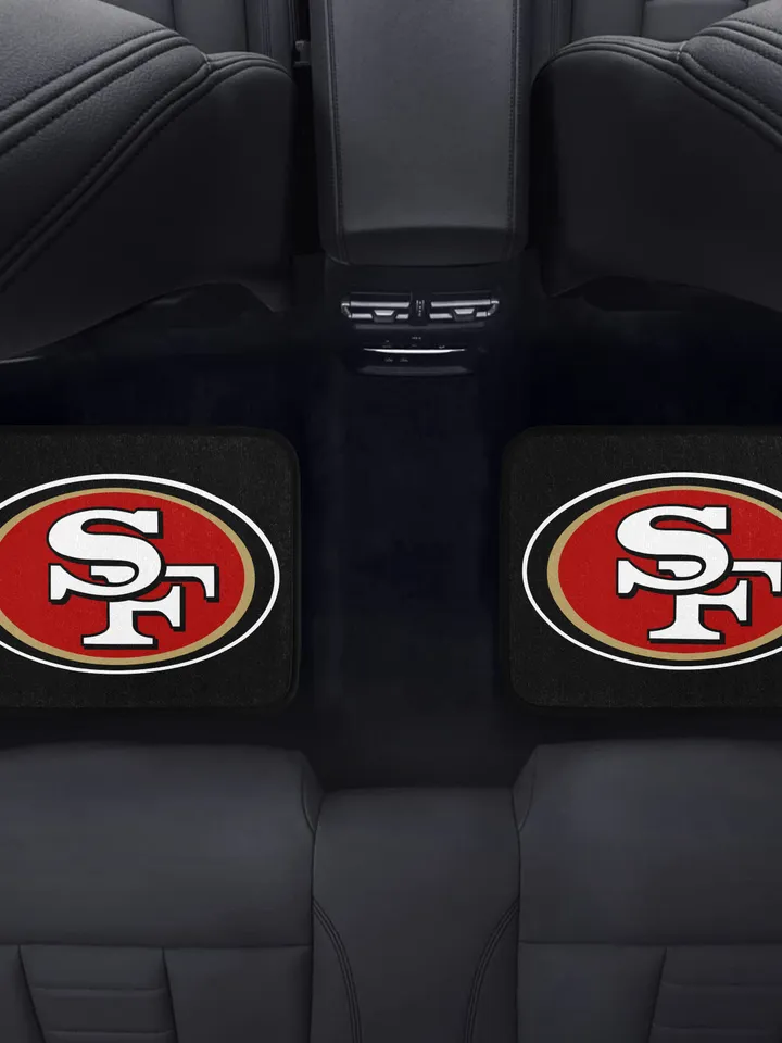San Francisco 49ers Back Car Floor Mats Set of 2