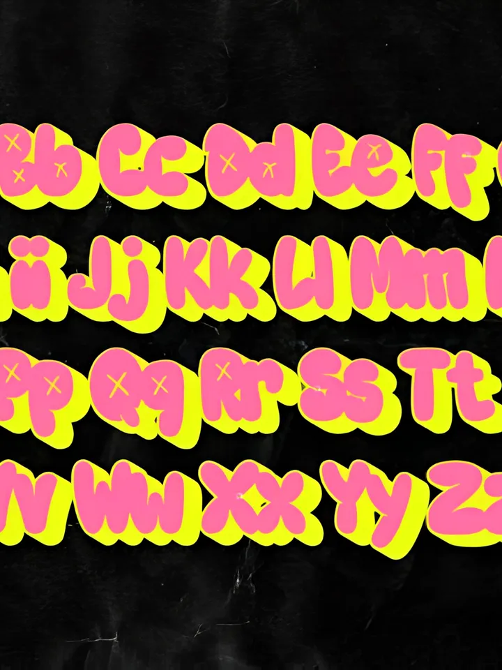 Graffiti Bubble Font