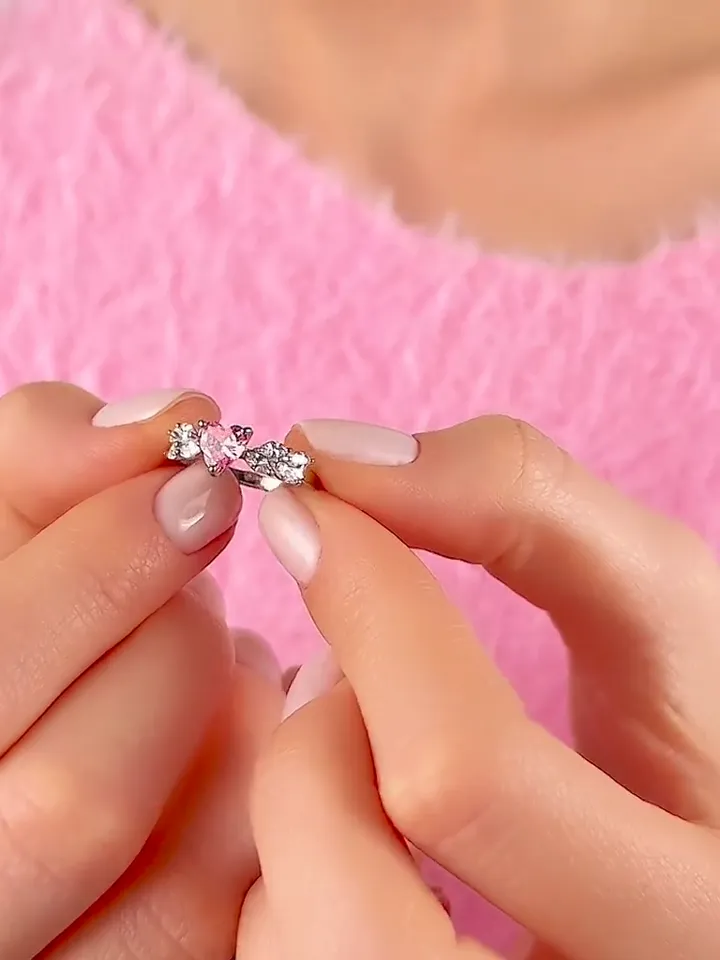 Women's ring silver 925 with cubic zirconia
