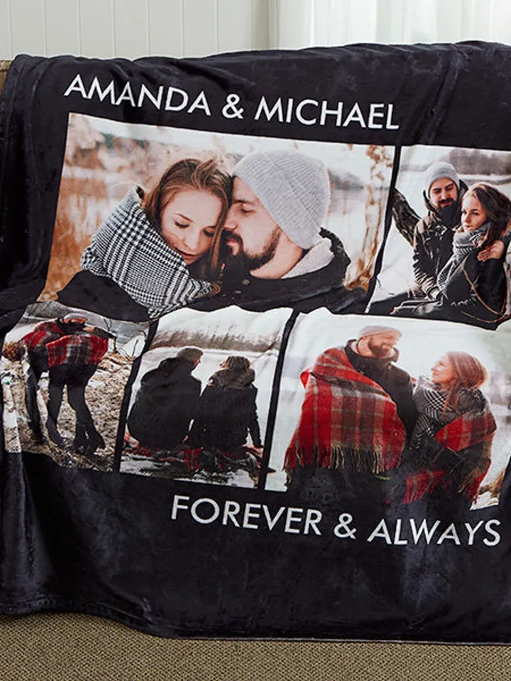 Custom Photo Fleece Blanket