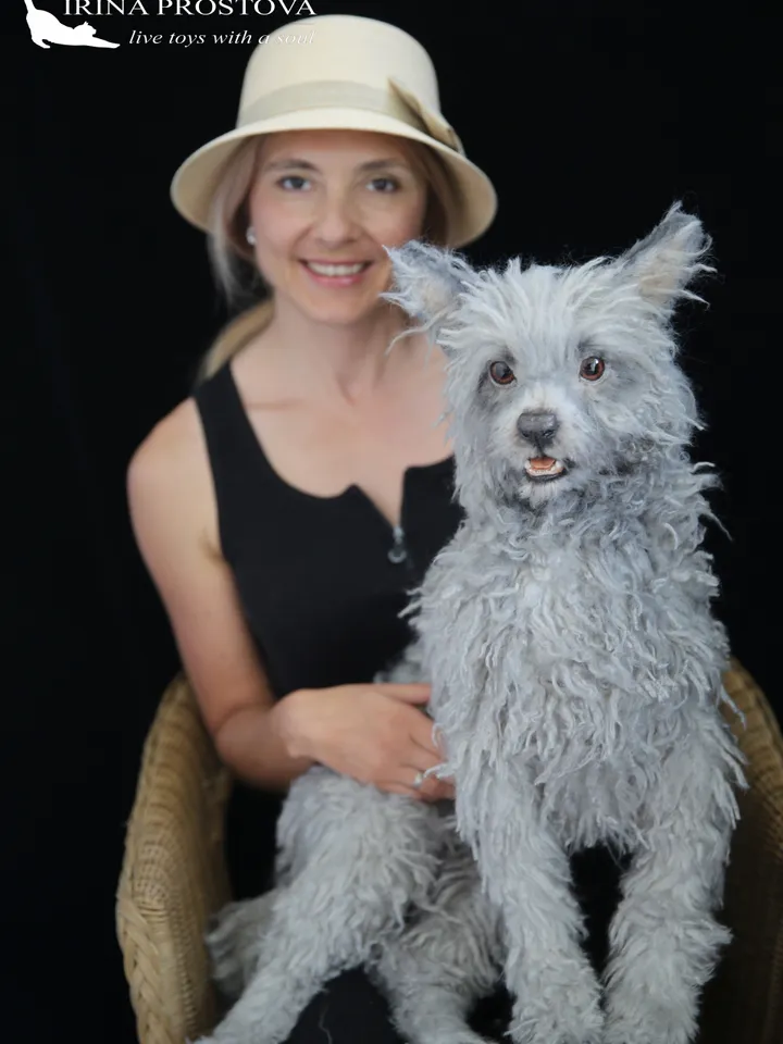 Dog Jeck realistic plush toy (custom order)