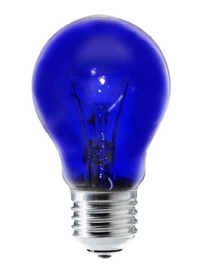 NEW Blue Medical Bulb E27 60W Reflector Minin Healing Lamp antibacteria antistress